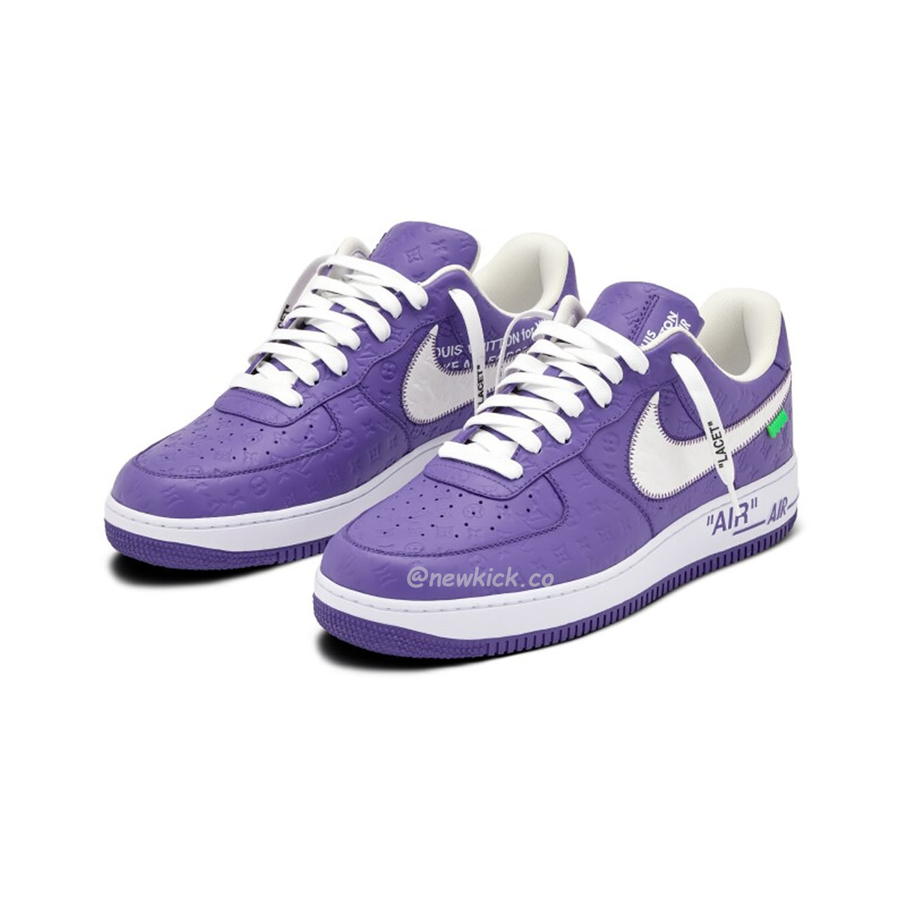 Lv X Nike Air Force 1 Low Purple (11) - newkick.vip