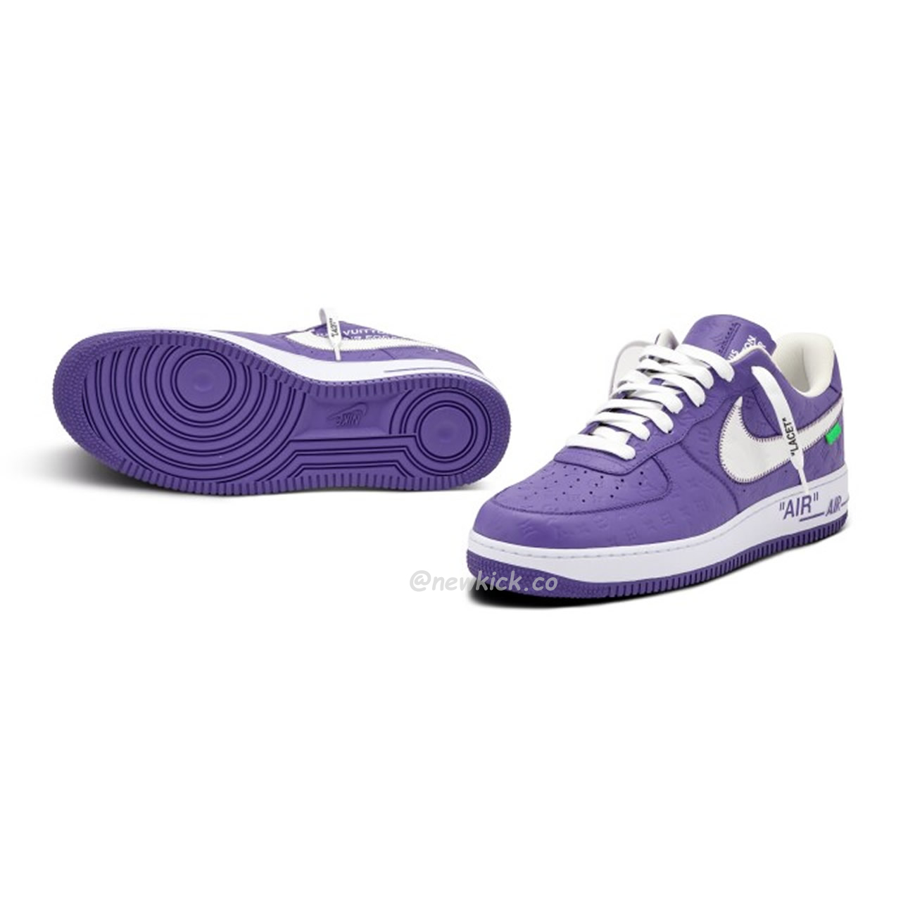 Lv X Nike Air Force 1 Low Purple (12) - newkick.vip