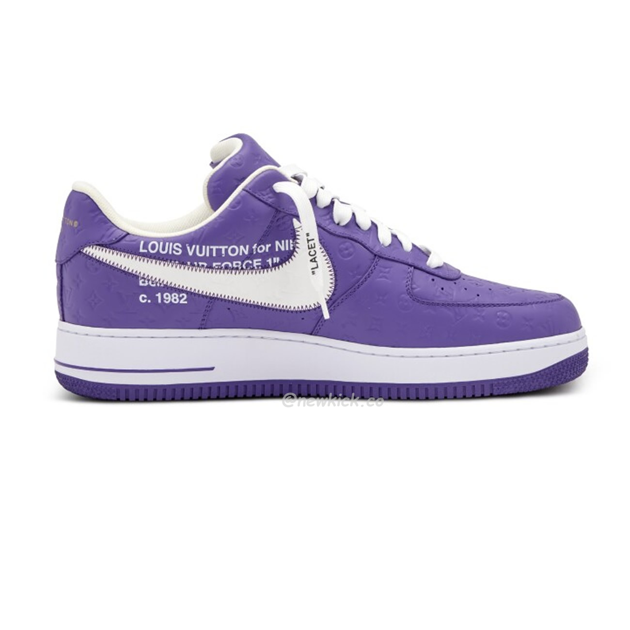 Lv X Nike Air Force 1 Low Purple (14) - newkick.vip