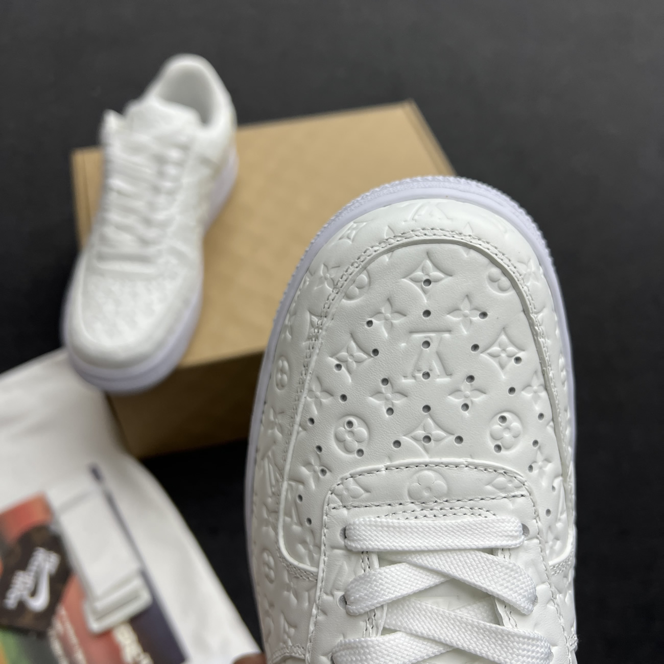 Lv X Nike Air Force 1 Low White Ae5u3bmi61m90 (10) - newkick.vip