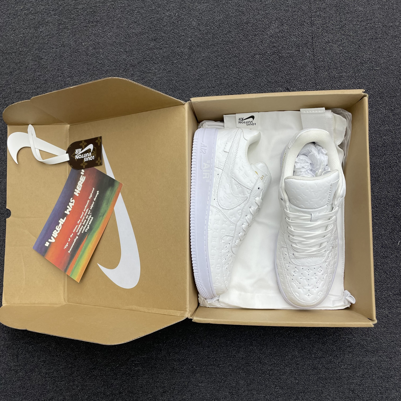 Lv X Nike Air Force 1 Low White Ae5u3bmi61m90 (11) - newkick.vip