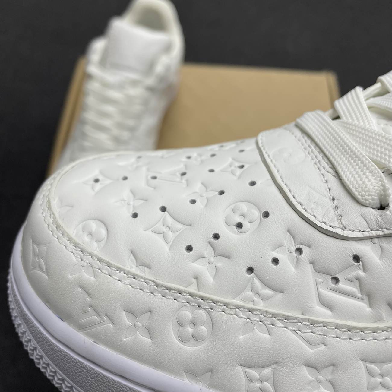 Lv X Nike Air Force 1 Low White Ae5u3bmi61m90 (13) - newkick.vip