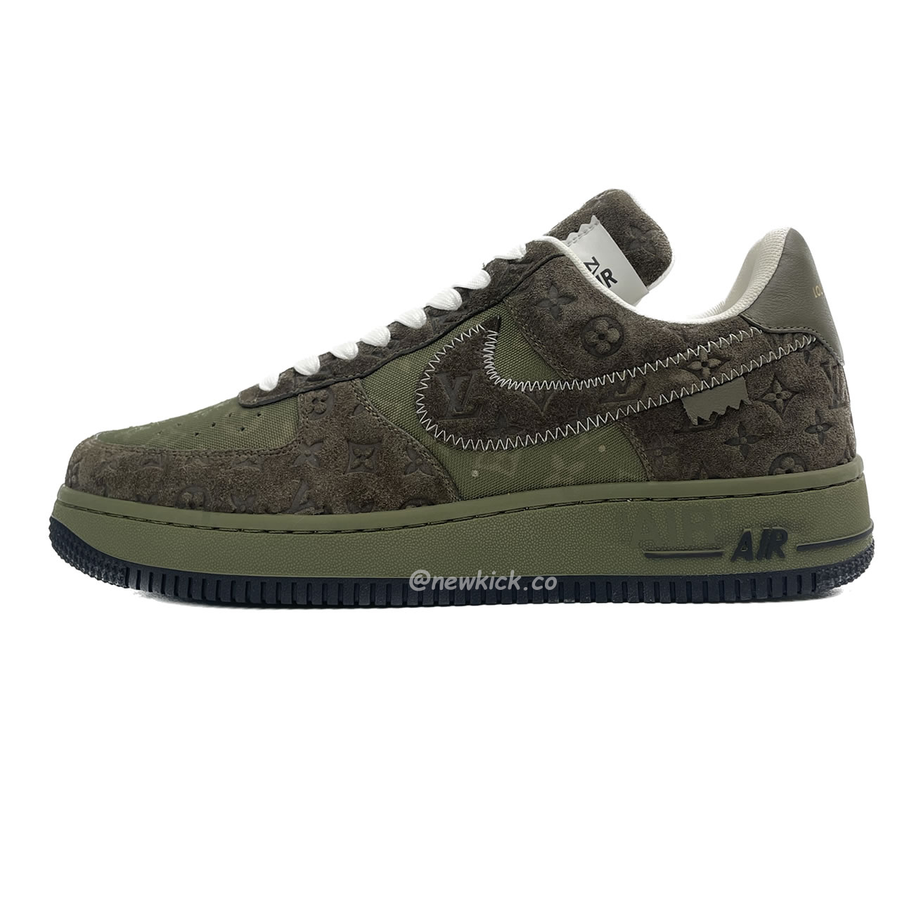 Lv X Nike Air Force 1 Low Green (1) - newkick.vip