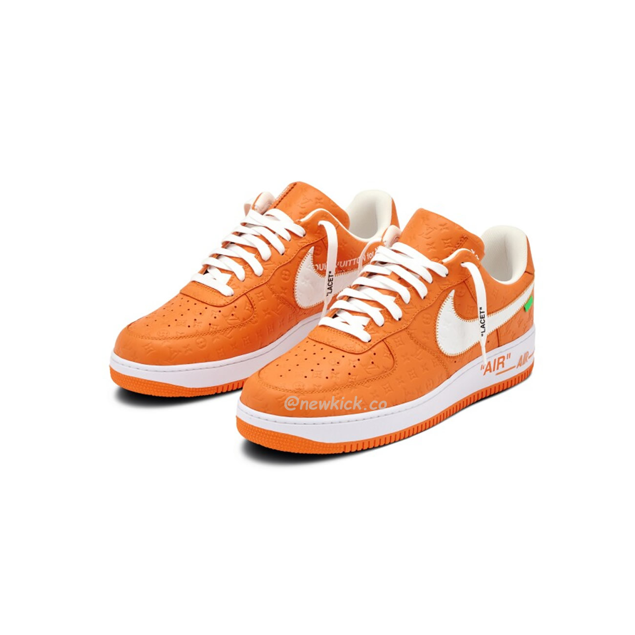 Lv X Nike Air Force 1 Low Orange (11) - newkick.vip