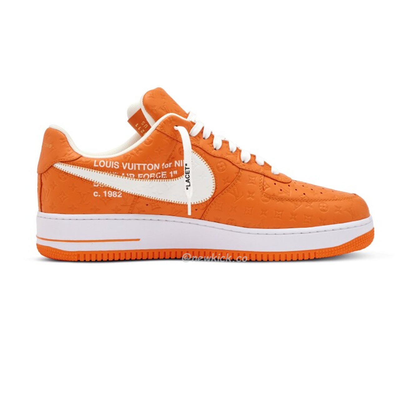 Lv X Nike Air Force 1 Low Orange (14) - newkick.vip