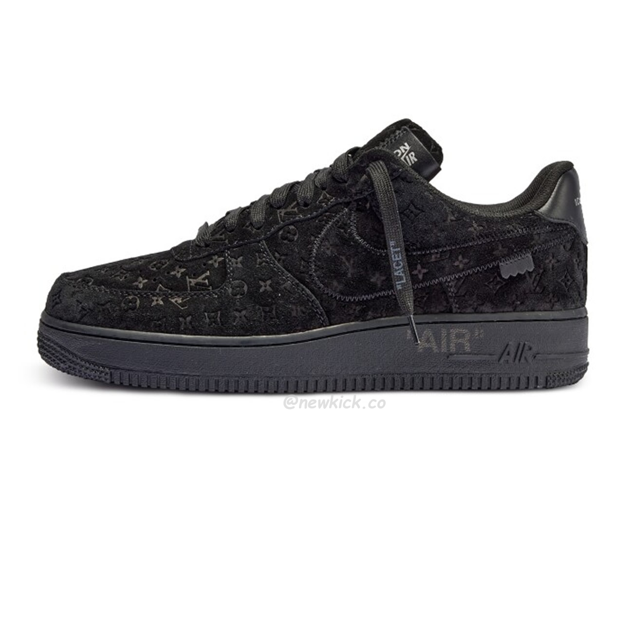 Louis Vuitton Nike Air Force 1 Low By Virgil Abloh Black (1) - newkick.vip