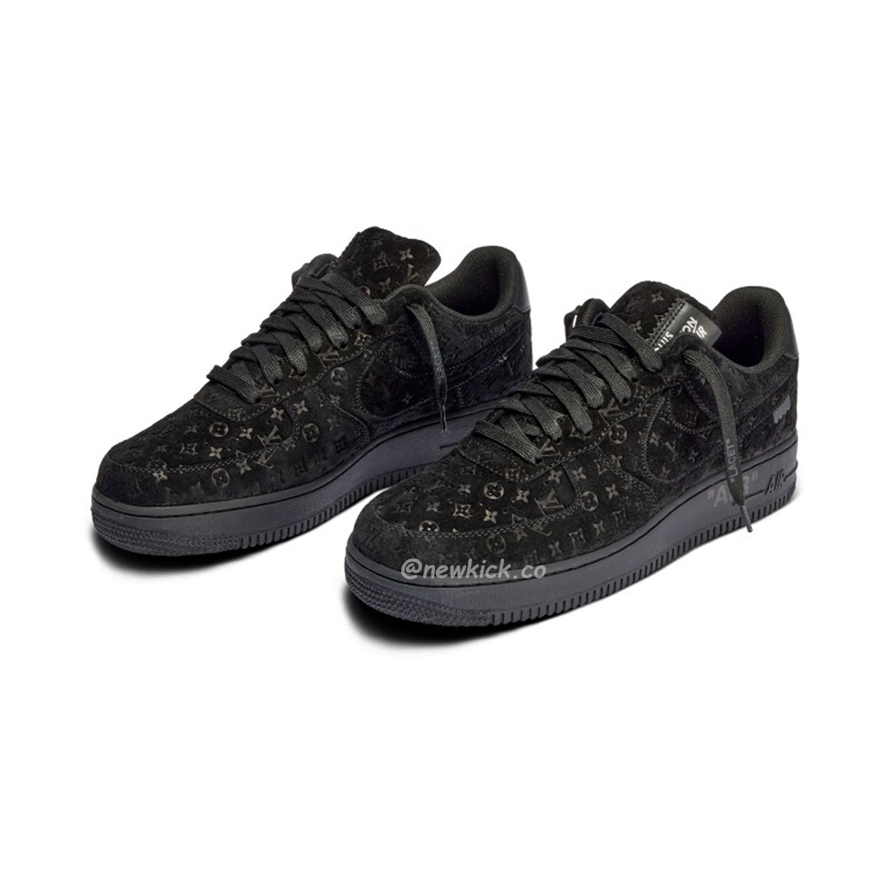 Louis Vuitton Nike Air Force 1 Low By Virgil Abloh Black (3) - newkick.vip