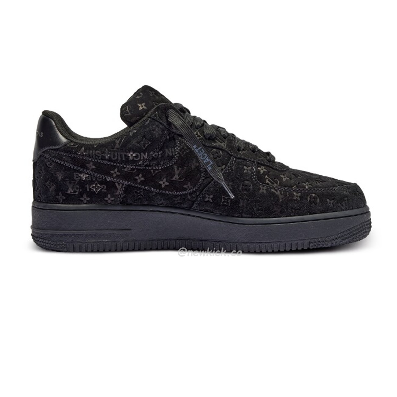 Louis Vuitton Nike Air Force 1 Low By Virgil Abloh Black (4) - newkick.vip