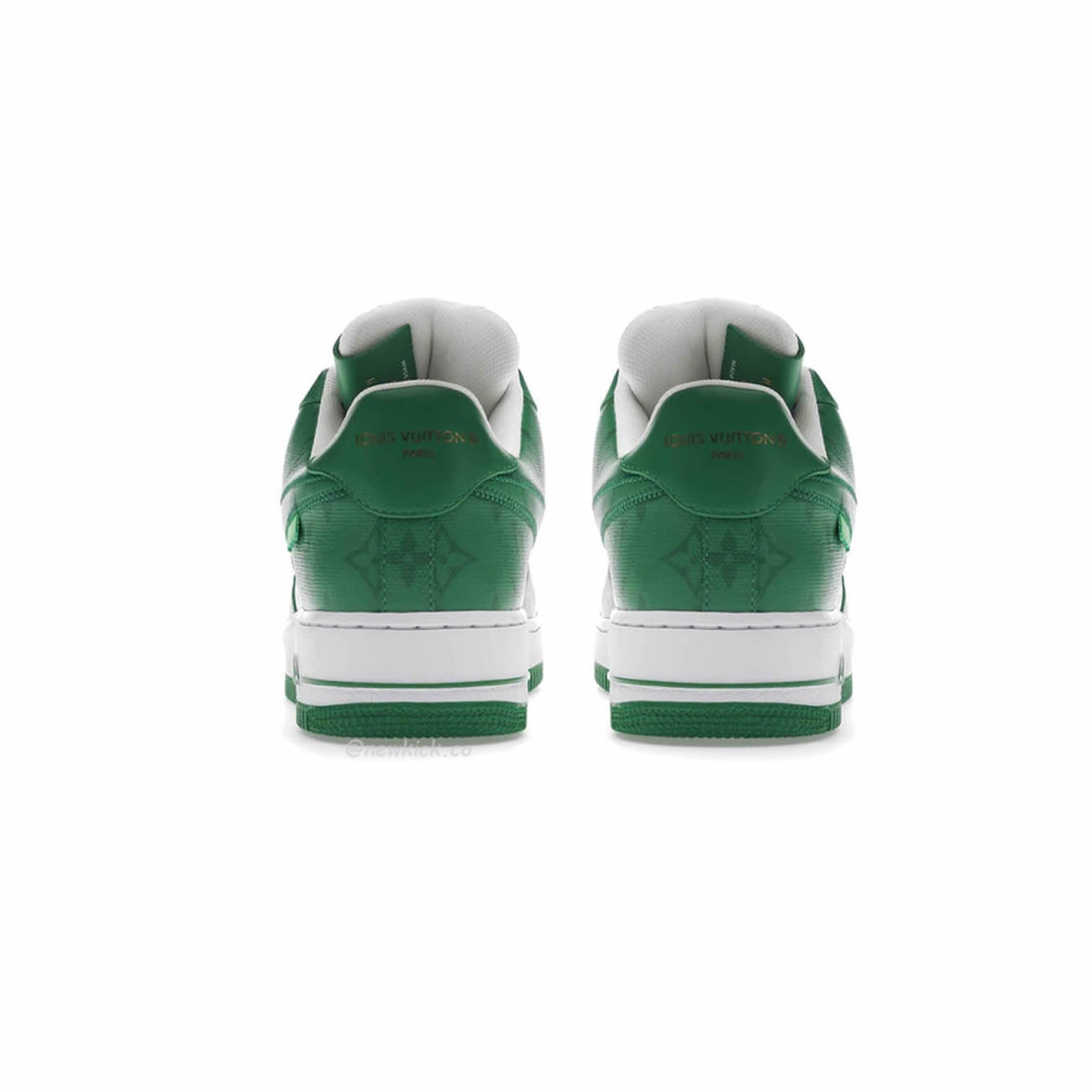 Louis Vuitton Nike Air Force 1 Low By Virgil Abloh White Green Royal (23) - newkick.vip