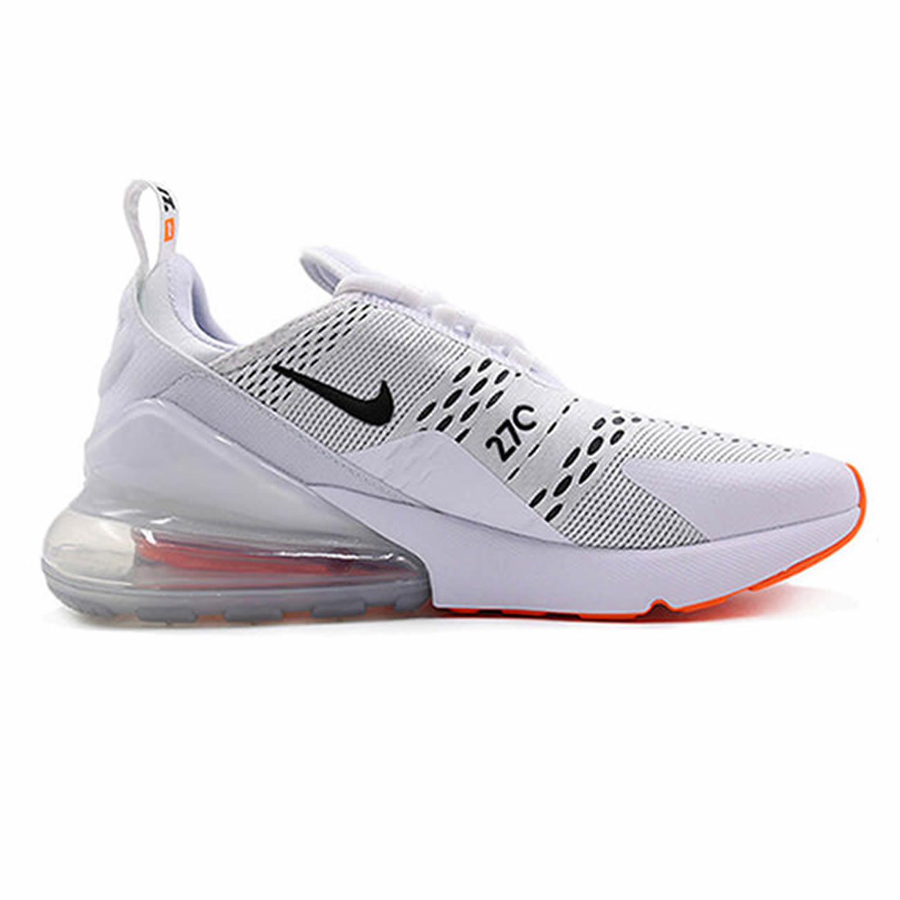 Nike Air Max 270 White Black Total Orange Ah8050 106 (2) - newkick.vip