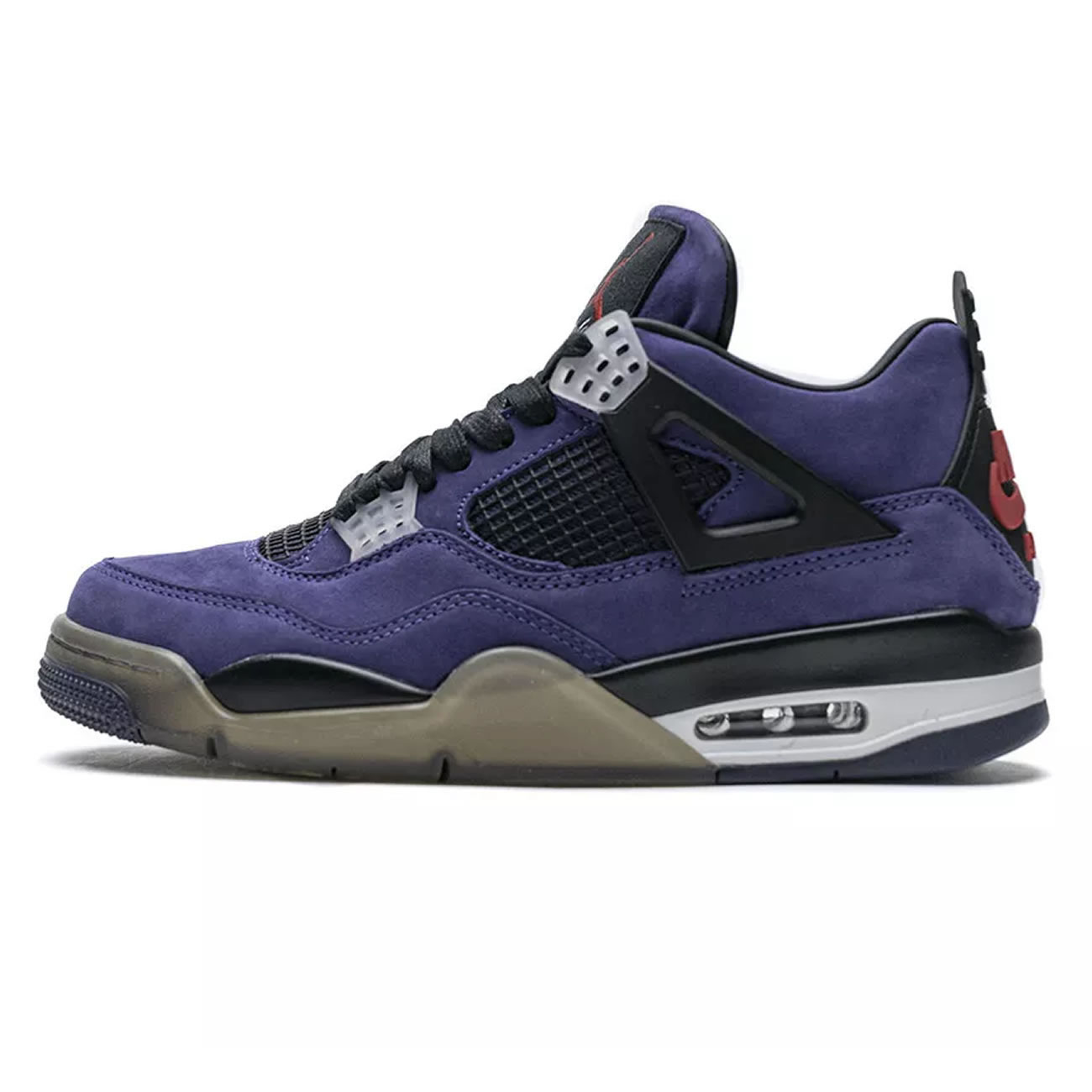 Travis Scott X Air Jordan 4 Retro Purple Aj4 766302 (1) - newkick.vip