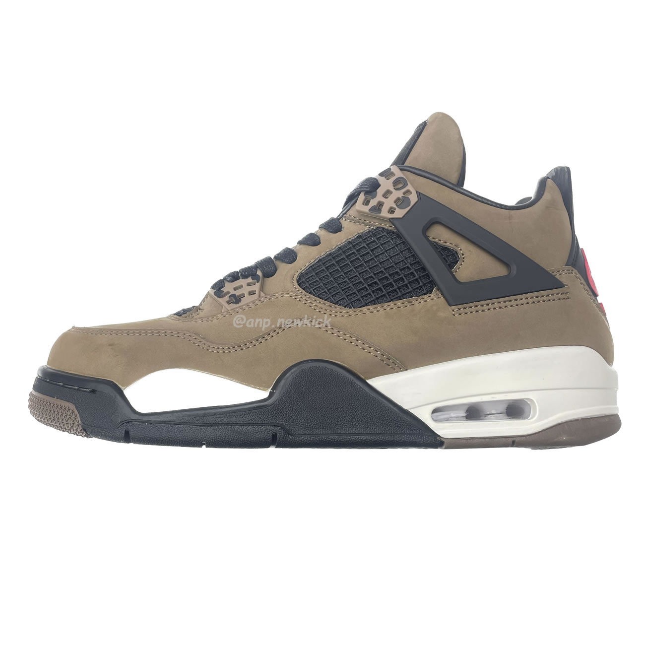 Air Jordan 4 X Travis Scott Olive Grey Black Aj4 882335 (1) - newkick.vip