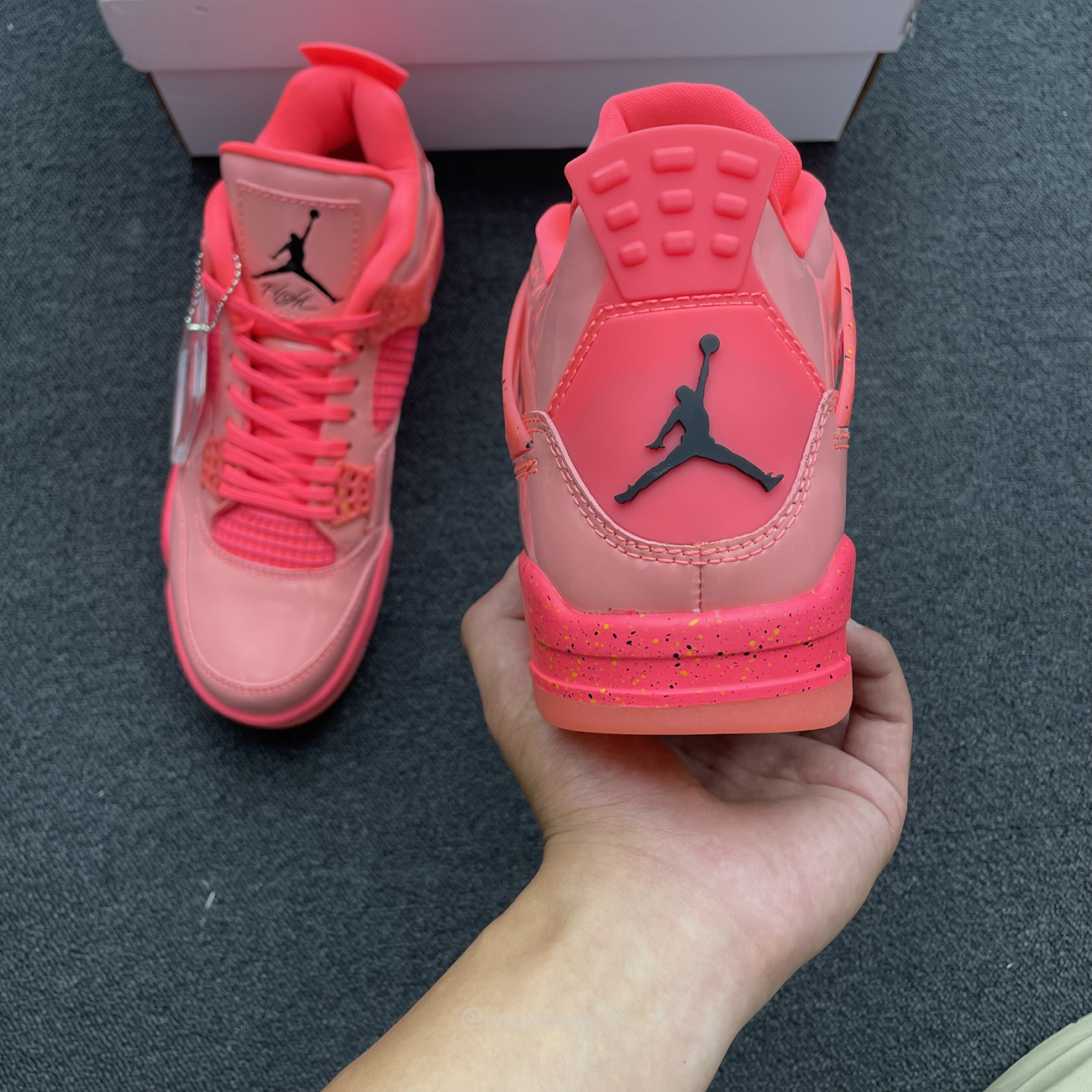 Air Jordan 4 Retro Hot Punch Aq9128 600 (3) - newkick.vip