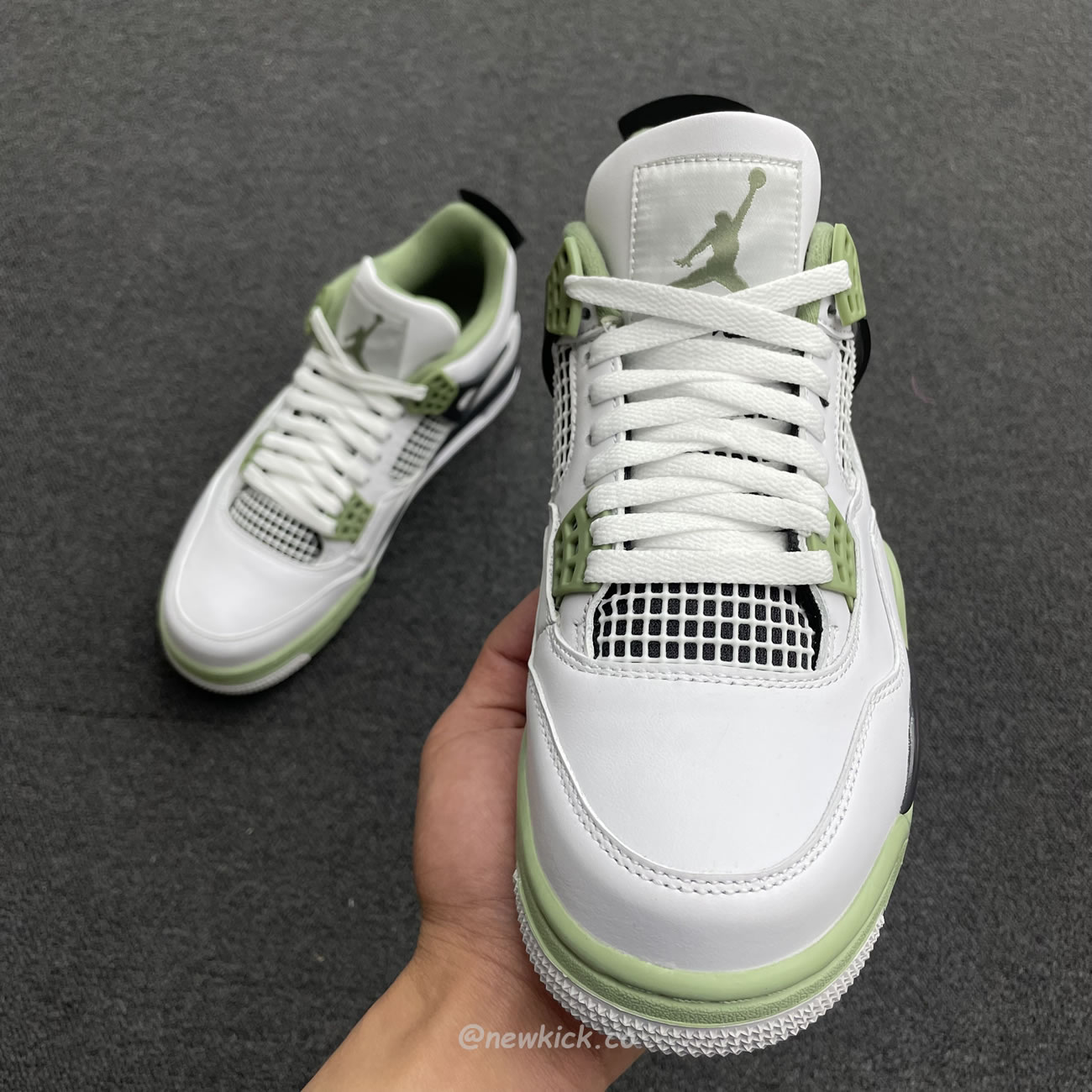 Air Jordan 4 Retro Seafoam Aq9129 103 (24) - newkick.vip