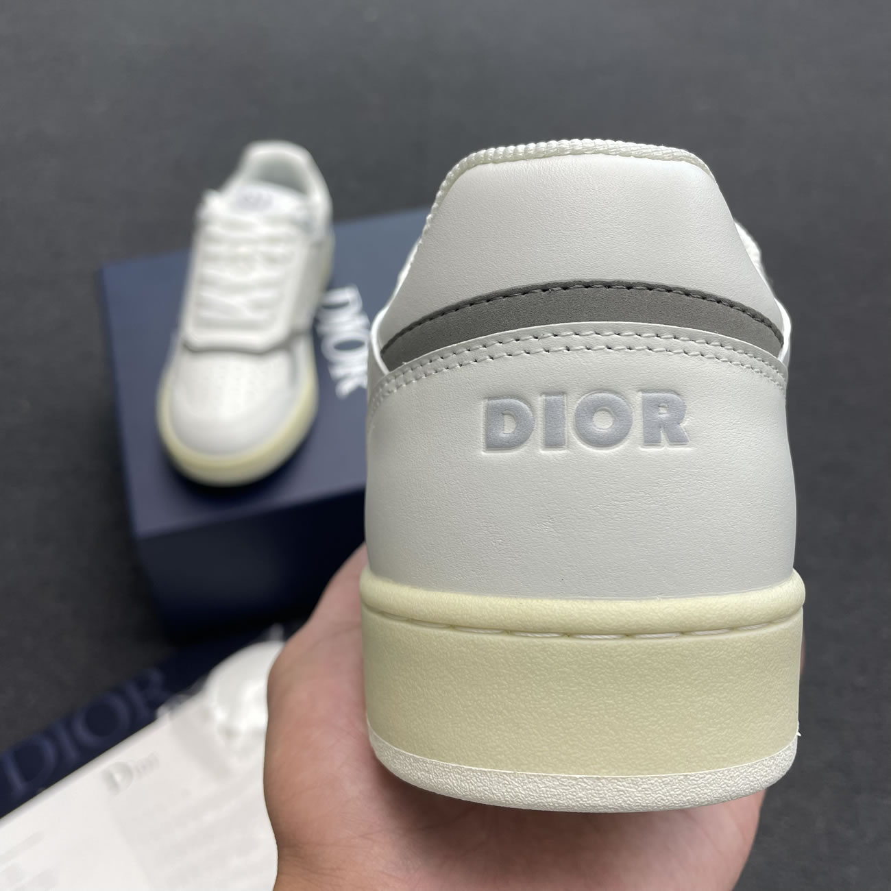 Dior B27 Low Gray White Beige Black 3sn272zir H165 H173 H965 H068 (18) - newkick.vip