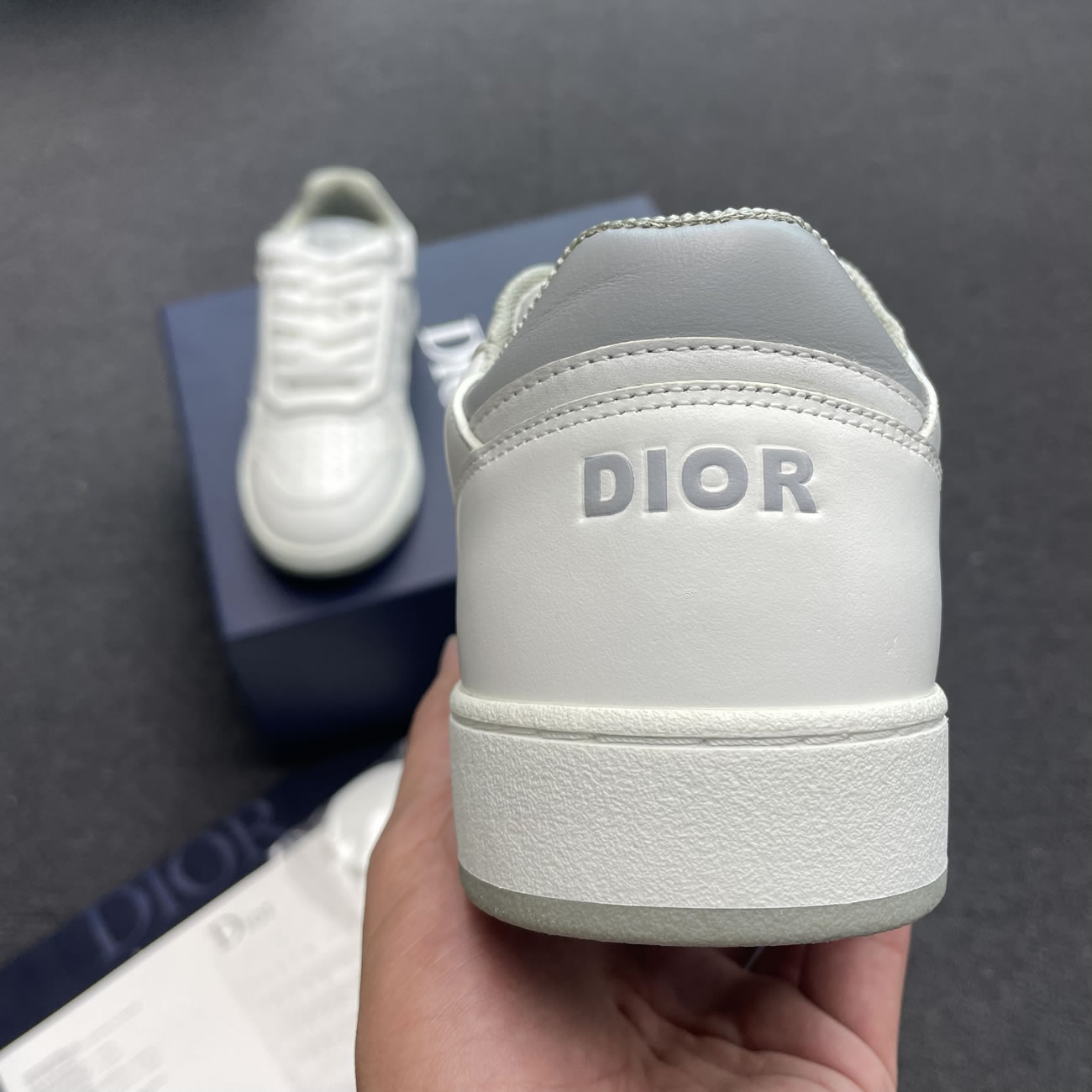 Dior B27 Low Gray White Beige Black 3sn272zir H165 H173 H965 H068 (19) - newkick.vip