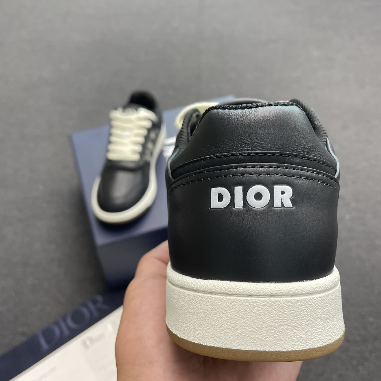 Dior B27 Low Gray White Beige Black 3sn272zir H165 H173 H965 H068 (5) - newkick.vip