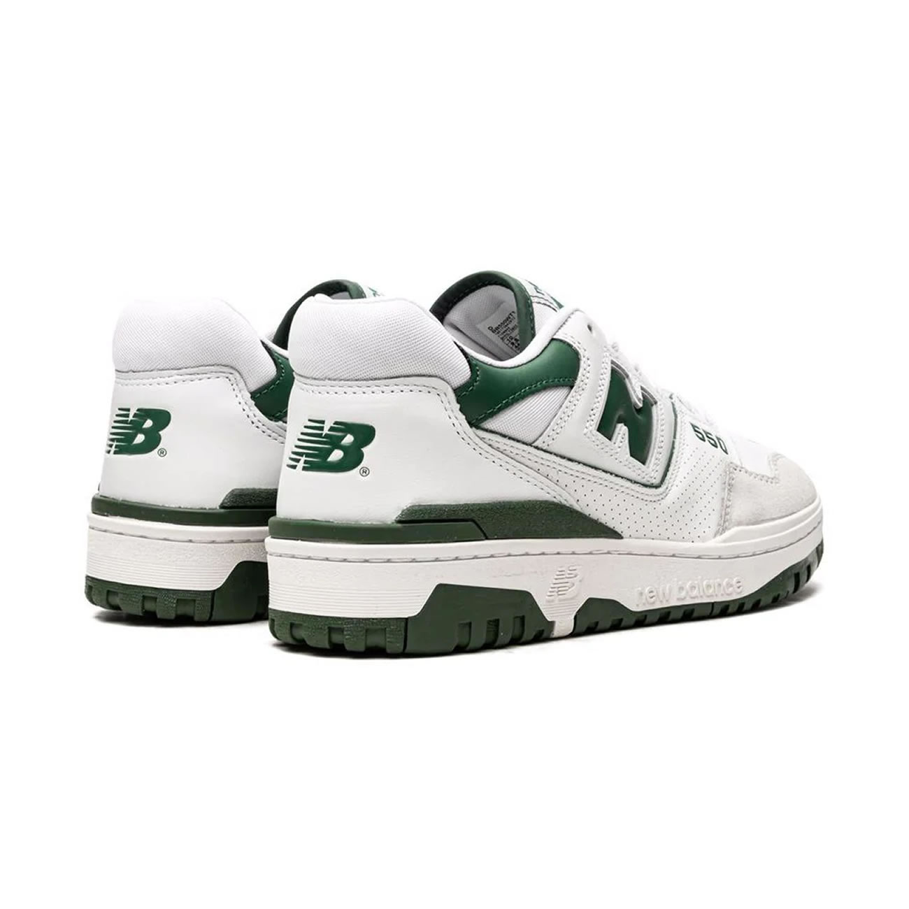 New Balance 550 White Green Bb550wt1 (8) - newkick.vip