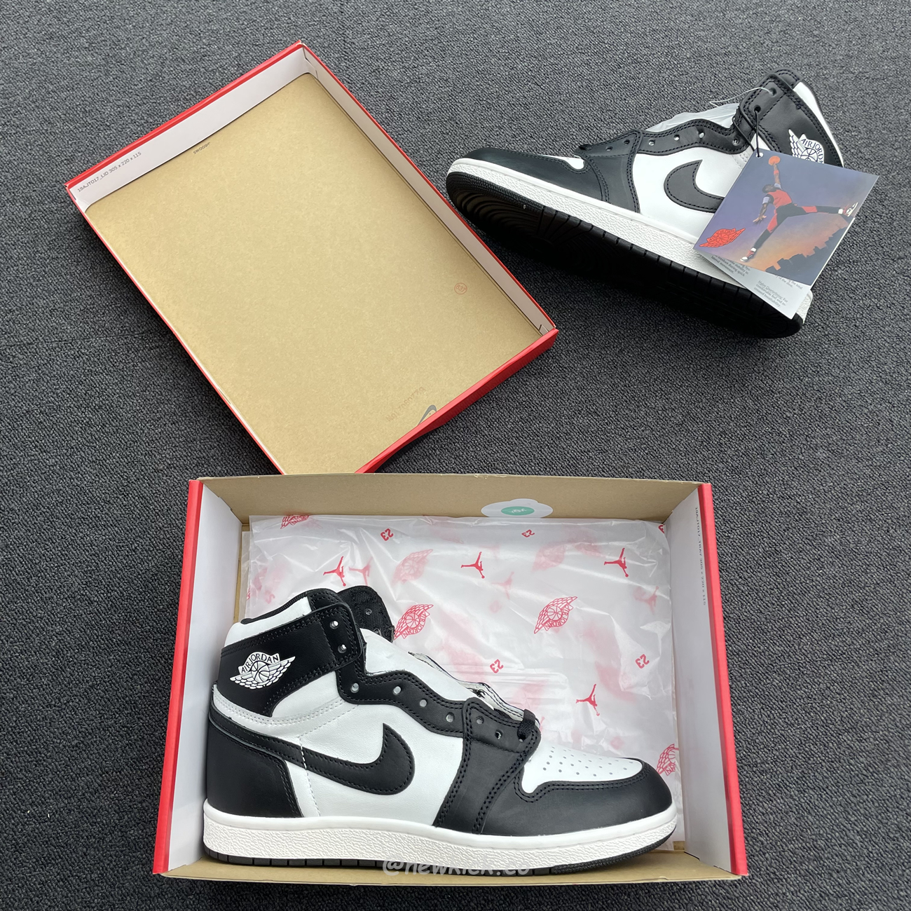 Air Jordan 1 Retro High 85 Black White 2023 Bq4422 001 (15) - newkick.vip