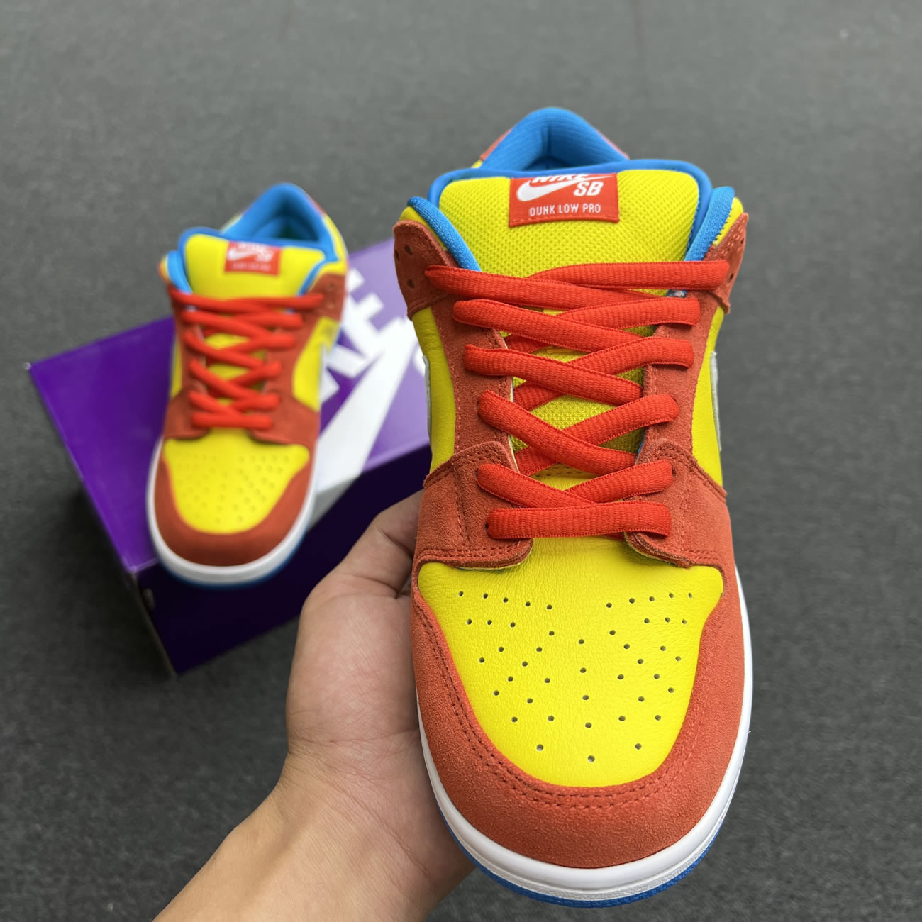 Nike Sb Dunk Low Pro Bart Simpson Bq6817 602 (11) - newkick.vip