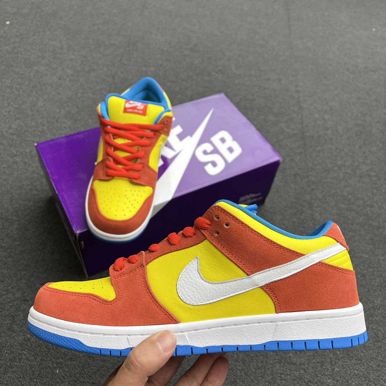 Nike Sb Dunk Low Pro Bart Simpson Bq6817 602 (12) - newkick.vip