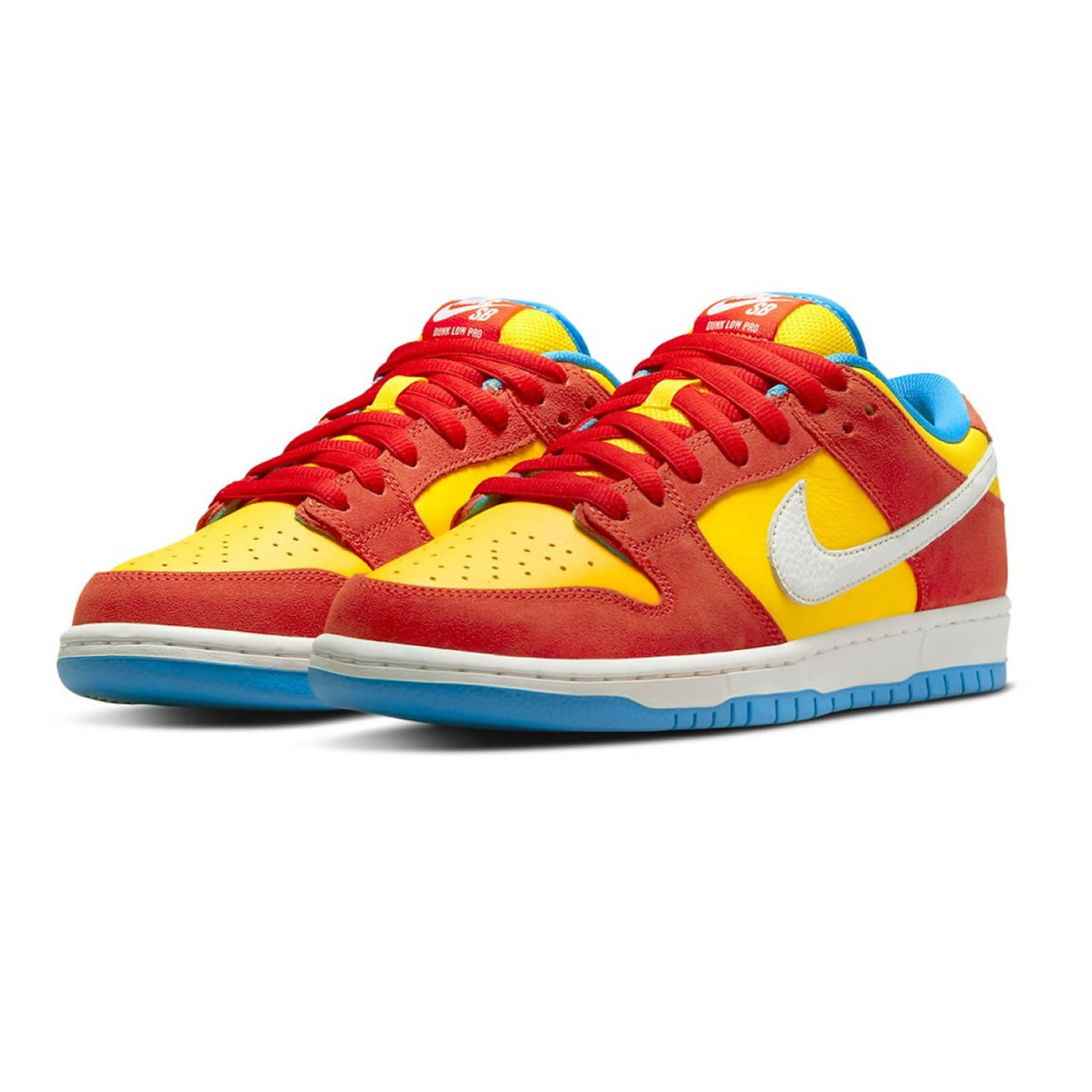 Nike Sb Dunk Low Pro Bart Simpson Bq6817 602 (2) - newkick.vip