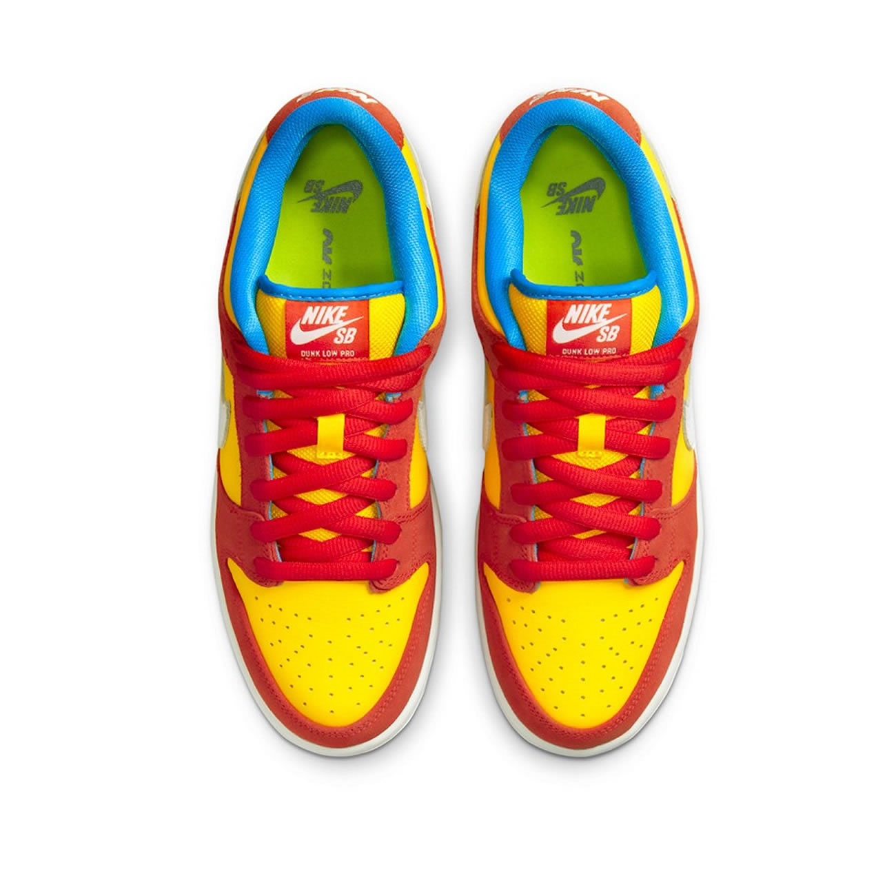 Nike Sb Dunk Low Pro Bart Simpson Bq6817 602 (3) - newkick.vip