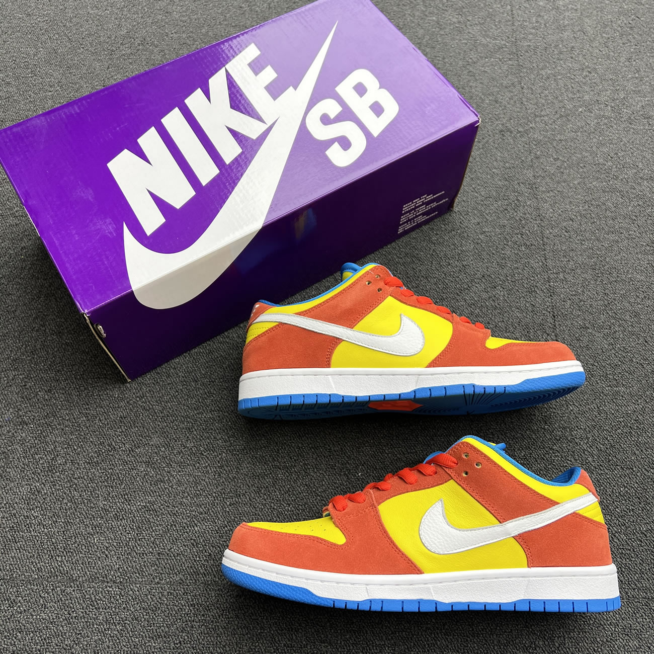 Nike Sb Dunk Low Pro Bart Simpson Bq6817 602 (6) - newkick.vip