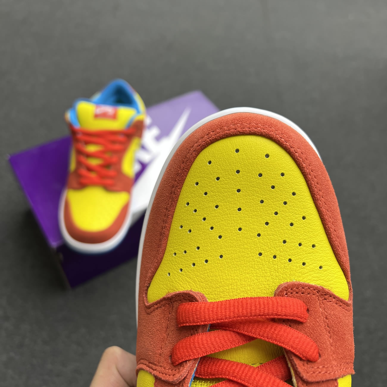 Nike Sb Dunk Low Pro Bart Simpson Bq6817 602 (9) - newkick.vip