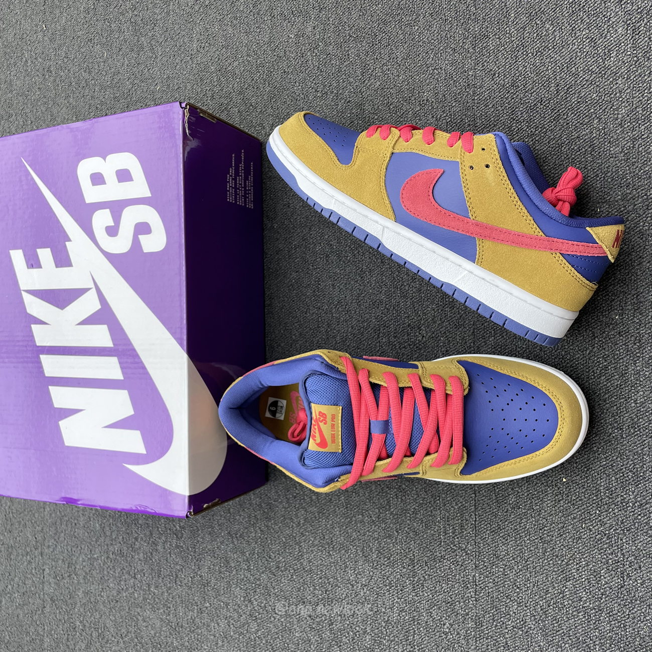 Nike Sb Dunk Low Reverse Papa Bear Bq6817 700 (12) - newkick.vip