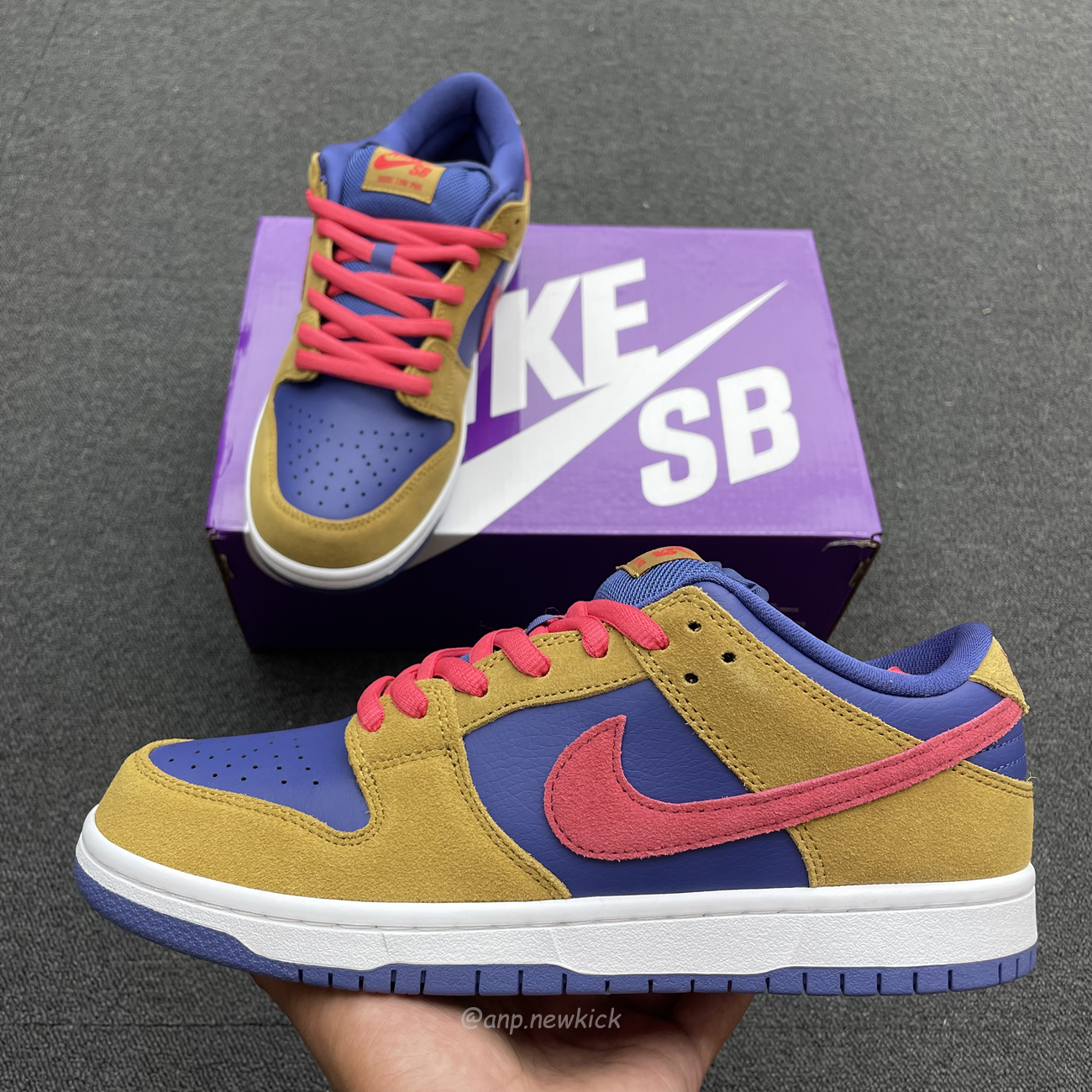 Nike Sb Dunk Low Reverse Papa Bear Bq6817 700 (6) - newkick.vip