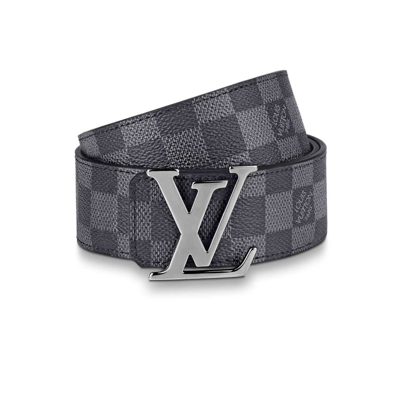 Lv Initiales 95cm 125cm Damier Black Belt (1) - newkick.vip