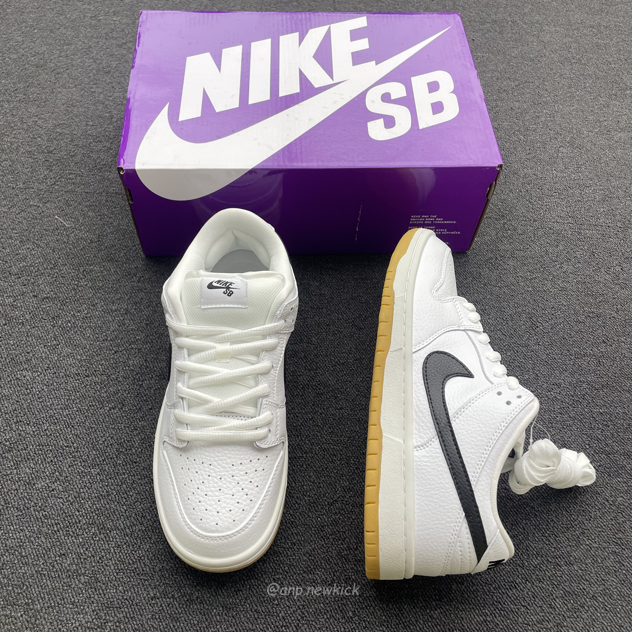 Nike Sb Dunk Low Pro White Gum Cd2563 101 (9) - newkick.vip