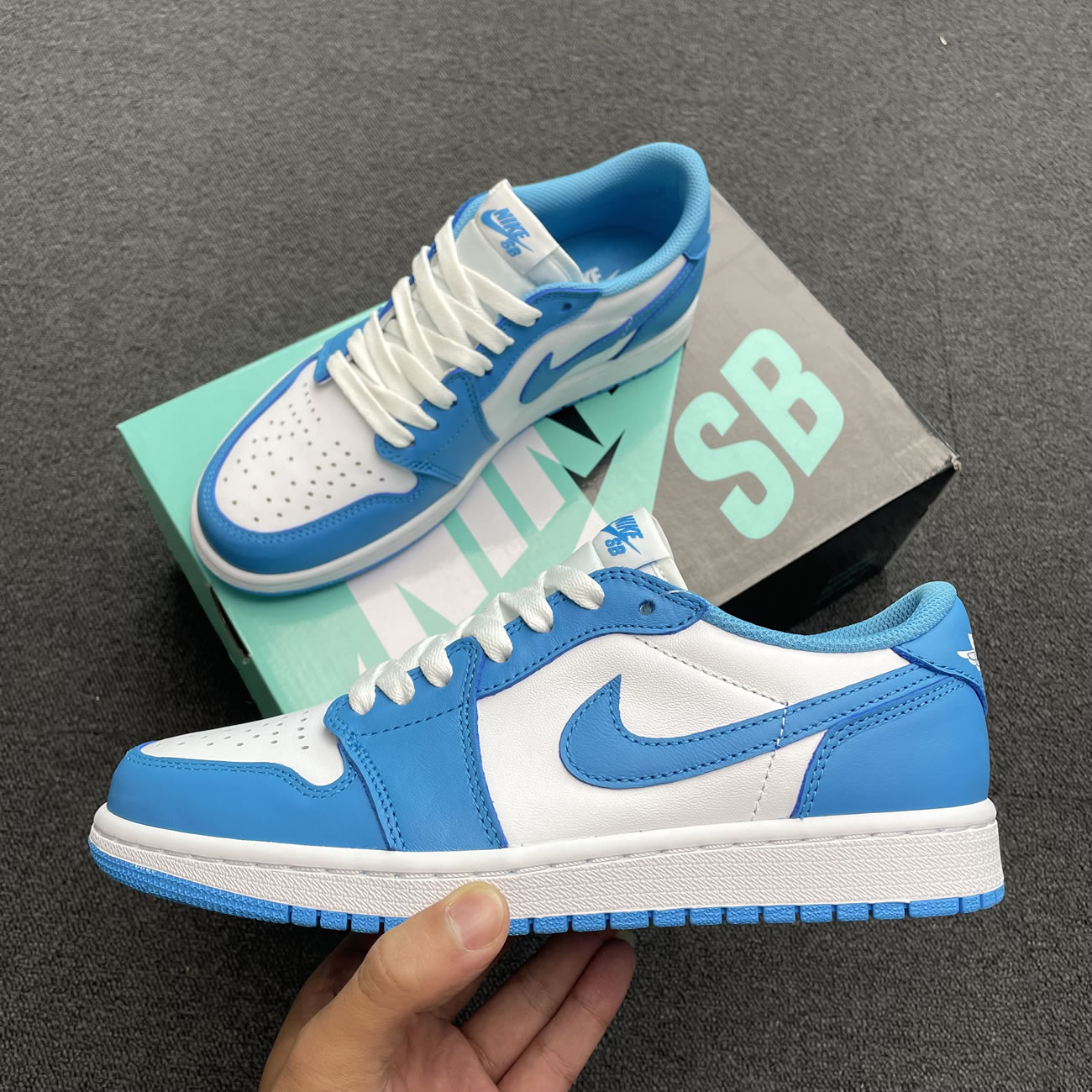 Jordan 1 Low Sb Unc Cj7891 401 (6) - newkick.vip