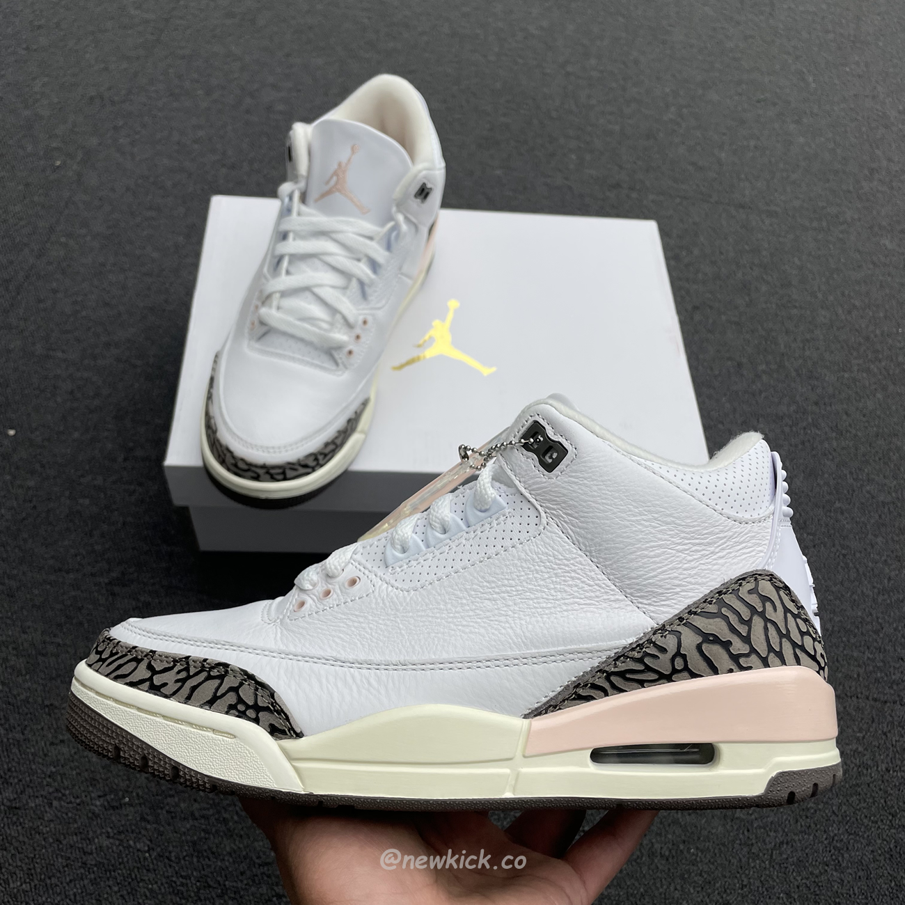 Air Jordan 3 Retro Neapolitan Dark Mocha W Ck9246 102 (3) - newkick.vip