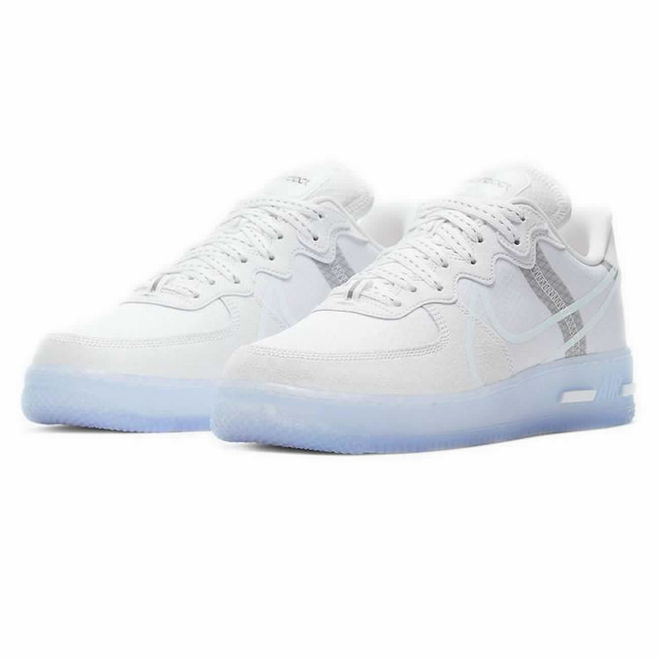 Nike Air Force 1 React White Light Bone Cq8879 100 (4) - newkick.vip