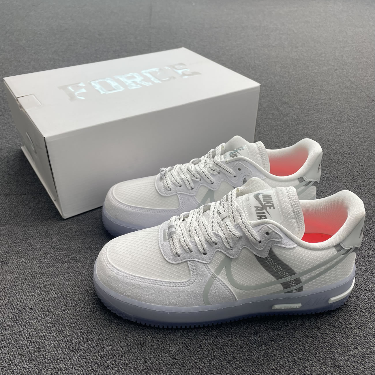 Nike Air Force 1 React White Light Bone Cq8879 100 (8) - newkick.vip