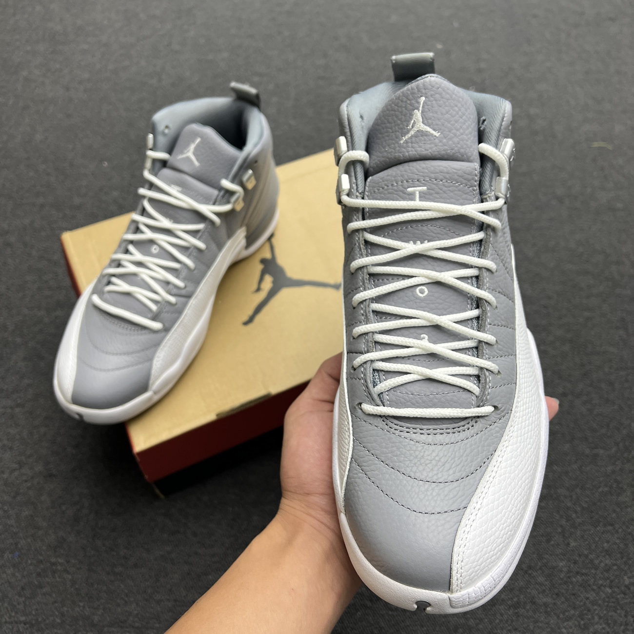 Air Jordan 12 Retro Stealth Ct8013 015 (10) - newkick.vip