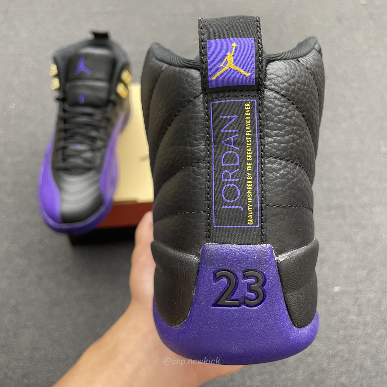 Air Jordan 12 Retro Field Purple Ct8013 057 (3) - newkick.vip