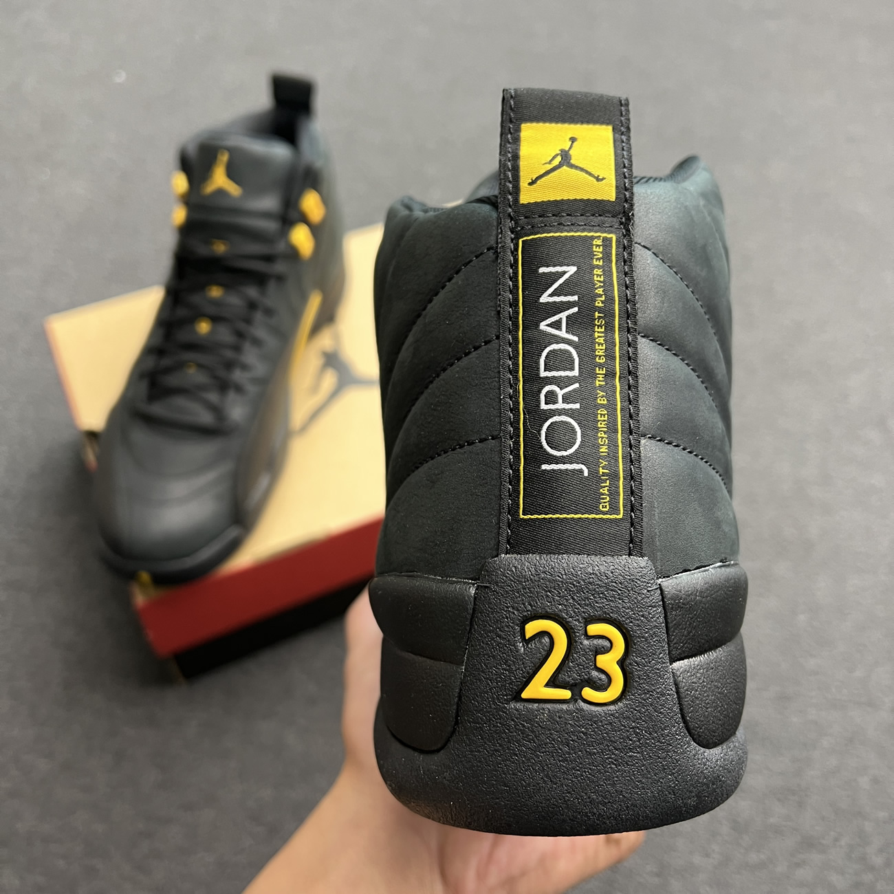 Jordan 12 Retro Black Taxi Ct8013 071 (11) - newkick.vip