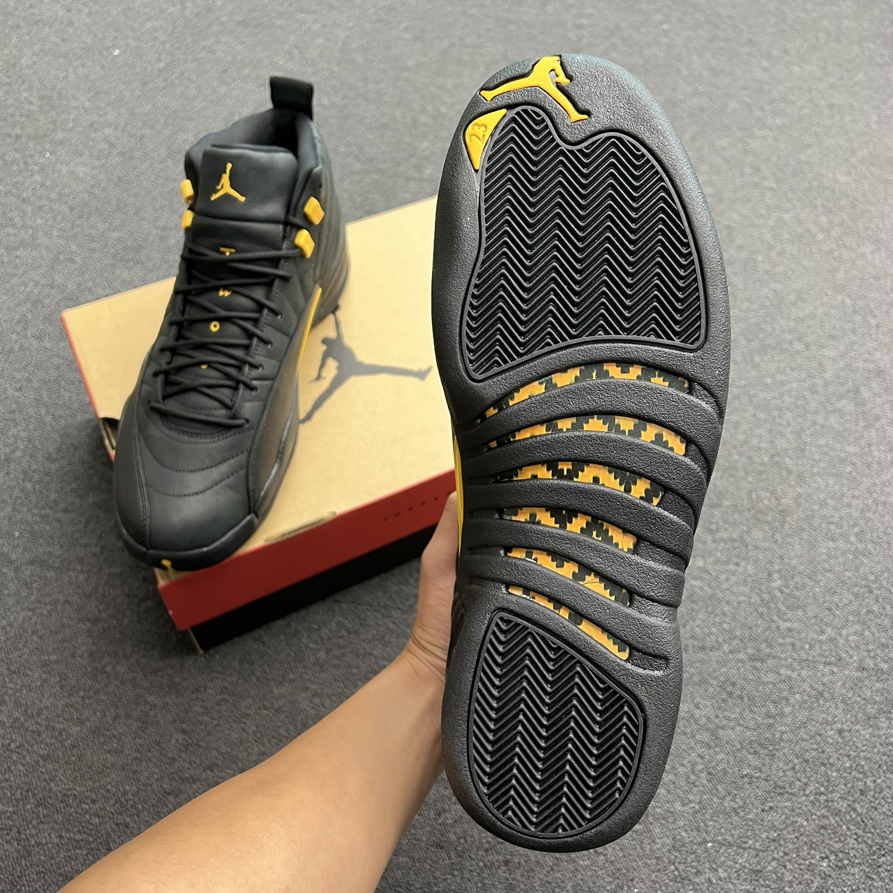 Jordan 12 Retro Black Taxi Ct8013 071 (13) - newkick.vip