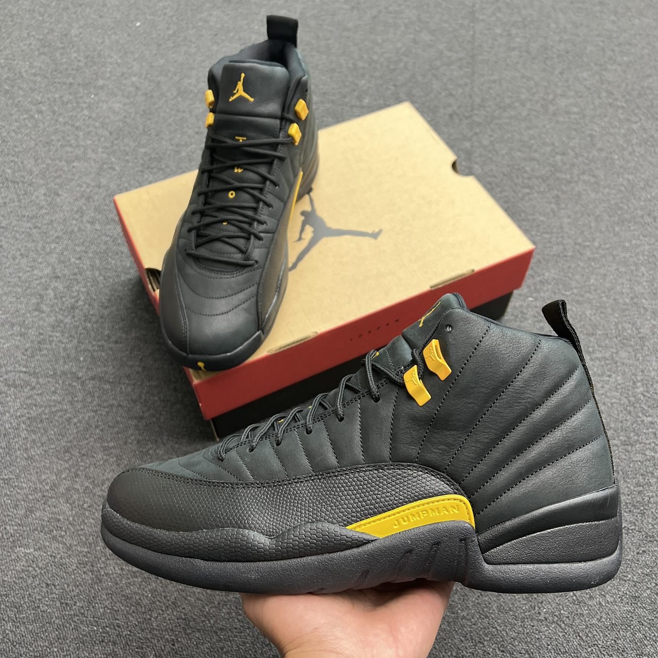 Jordan 12 Retro Black Taxi Ct8013 071 (14) - newkick.vip