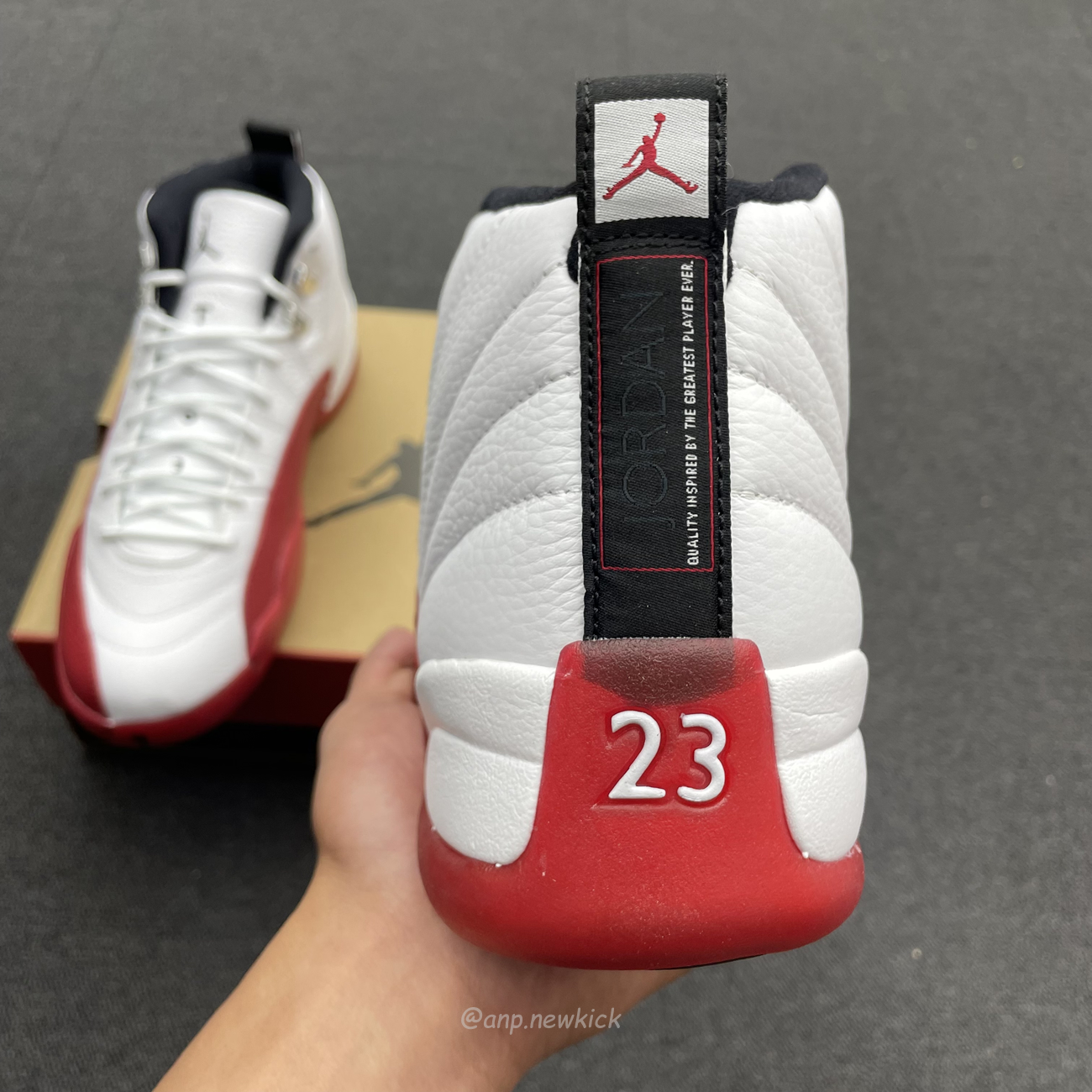 Air Jordan 12 Cherry Ct8013 116 (5) - newkick.vip