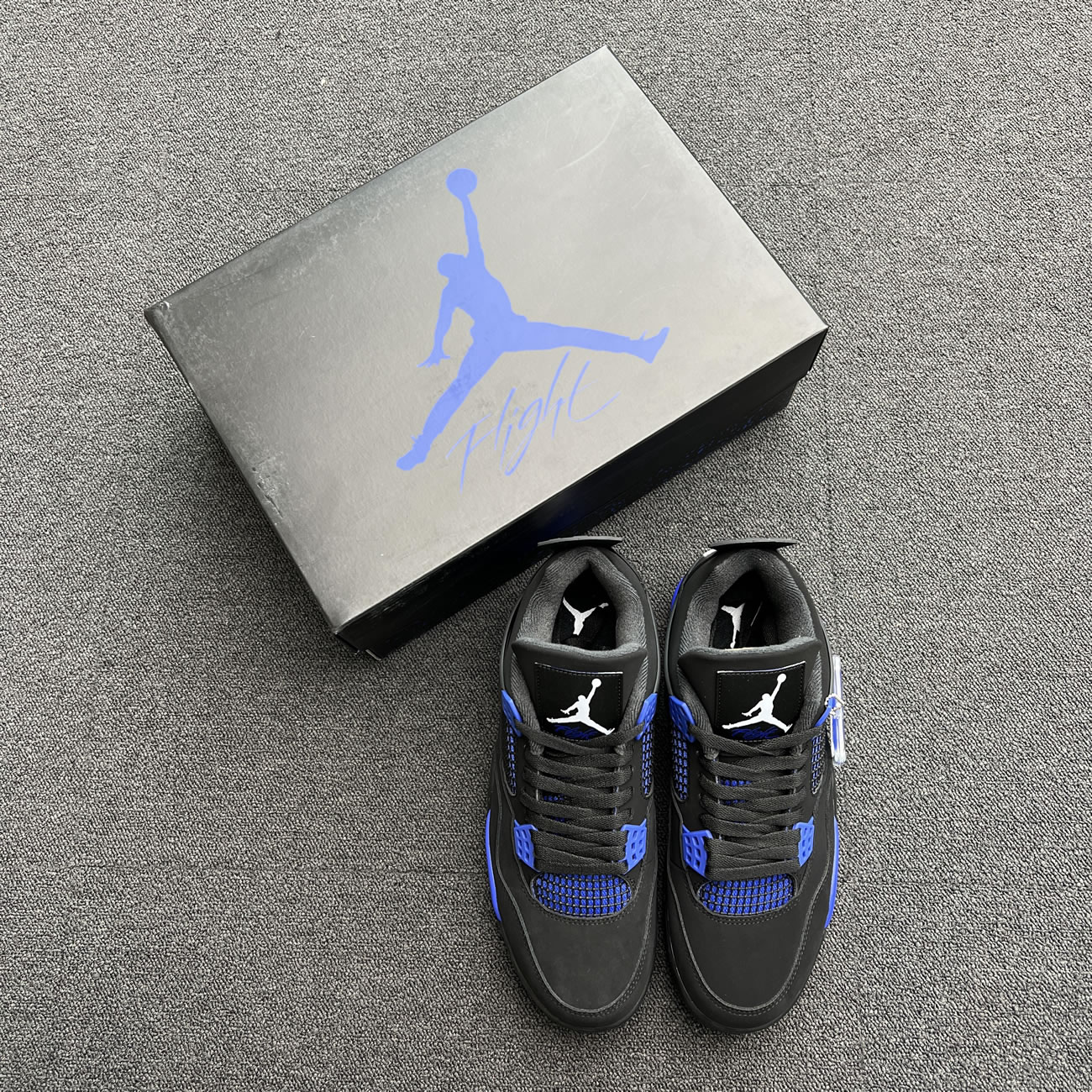 Air Jordan 4 Retro Black Game Royal Ct8527 018 (10) - newkick.vip