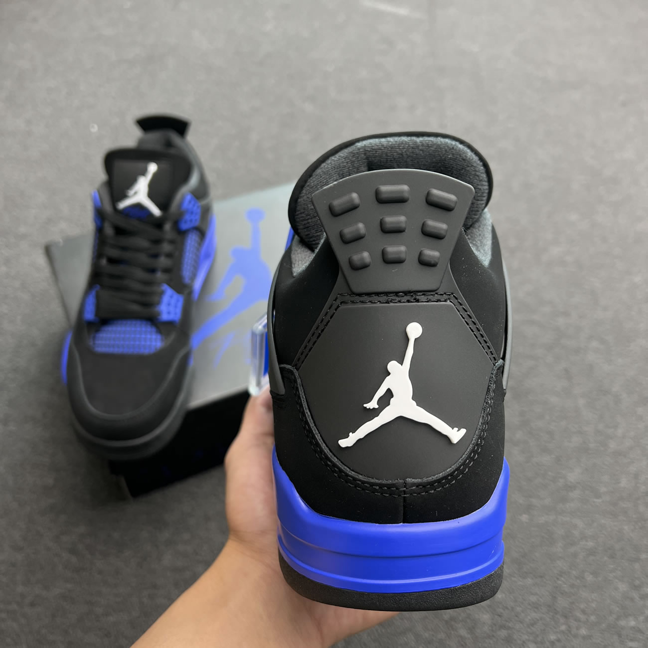 Air Jordan 4 Retro Black Game Royal Ct8527 018 (5) - newkick.vip