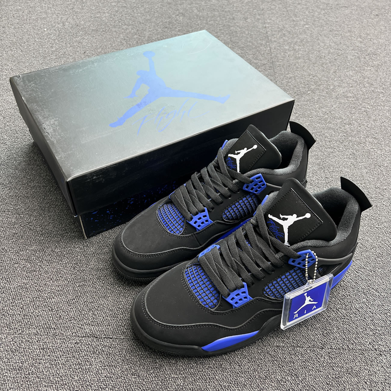 Air Jordan 4 Retro Black Game Royal Ct8527 018 (6) - newkick.vip