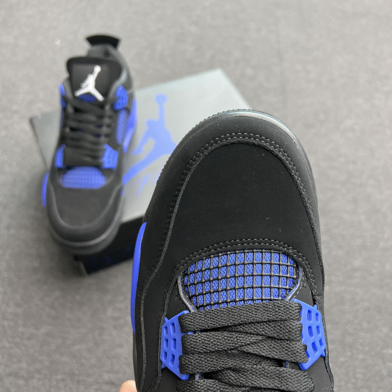 Air Jordan 4 Retro Black Game Royal Ct8527 018 (9) - newkick.vip