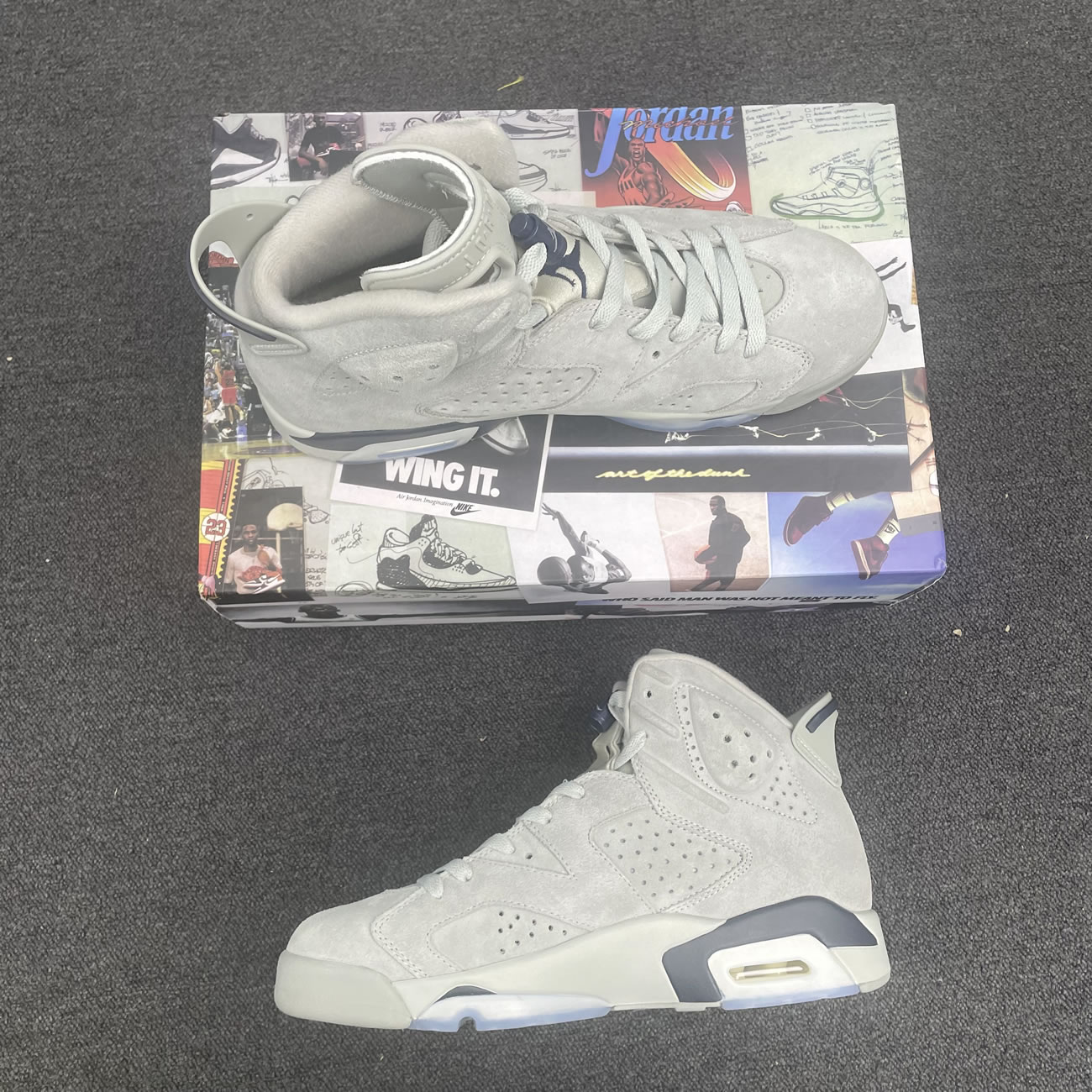 Air Jordan 6 Retro Georgetown Ct8529 012 (8) - newkick.vip