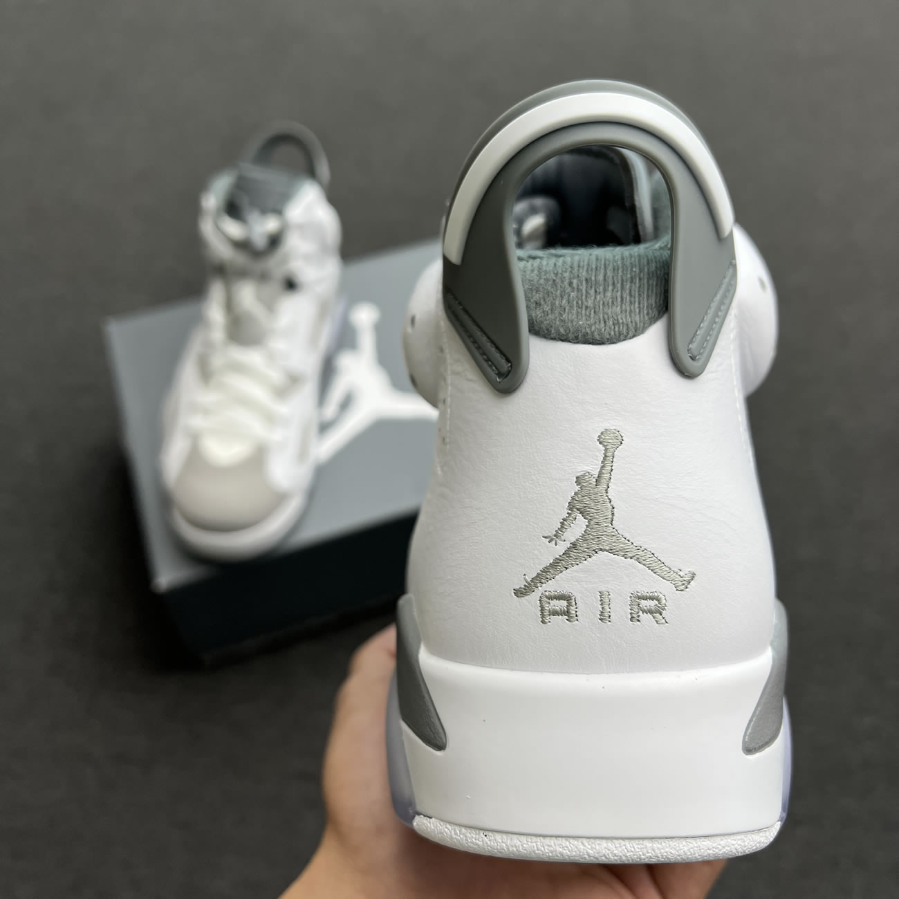 Air Jordan 6 Cool Grey Ct8529 100 (5) - newkick.vip