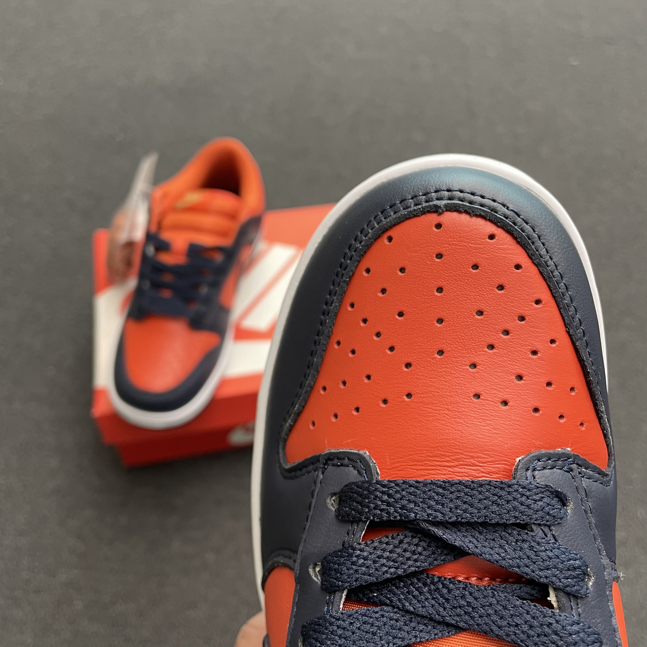 Nike Dunk Low Sp Champ Colors University Orange Marine 2020 Cu1727 800 (13) - newkick.vip